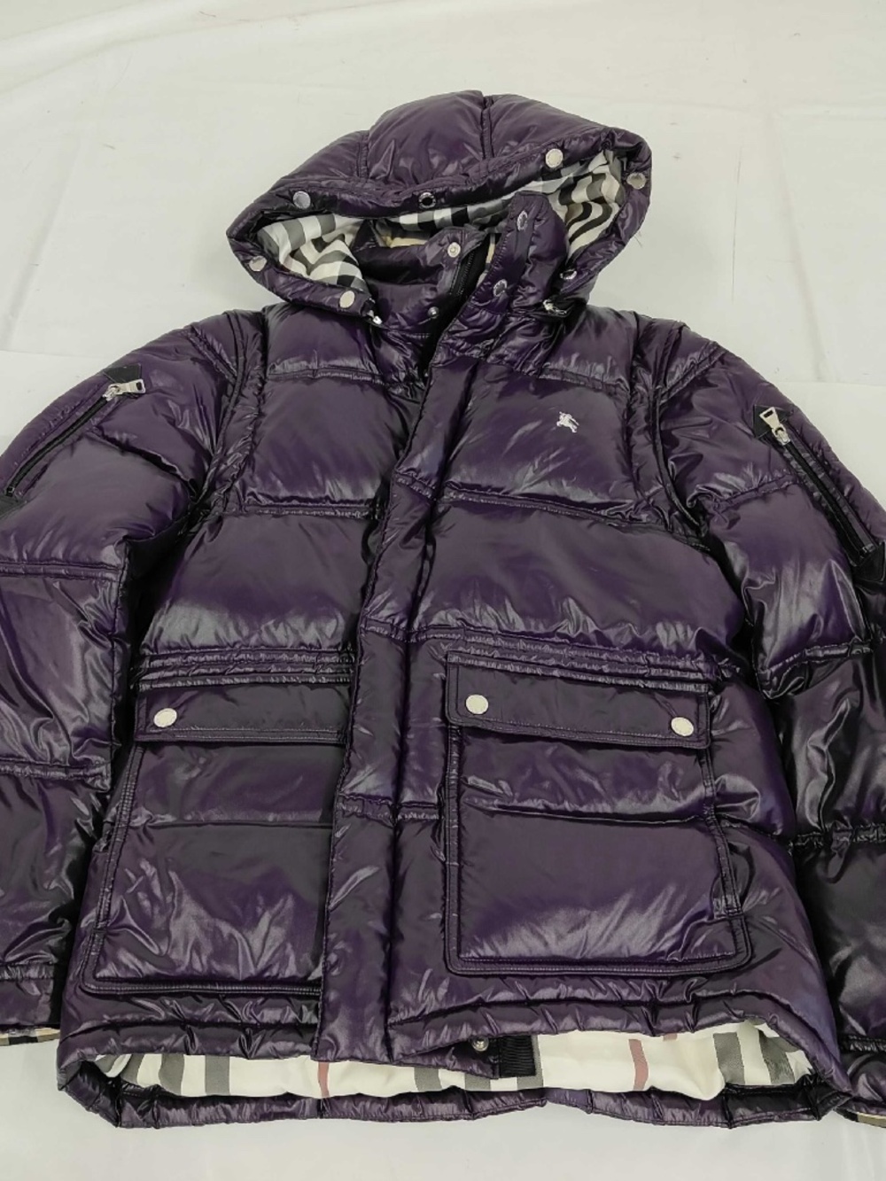 Burberry Black Label Purple Puffer Jacket Men’s M / Fits S–M